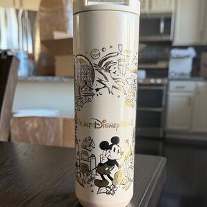 Disney Cream and Gold Travel Thermos